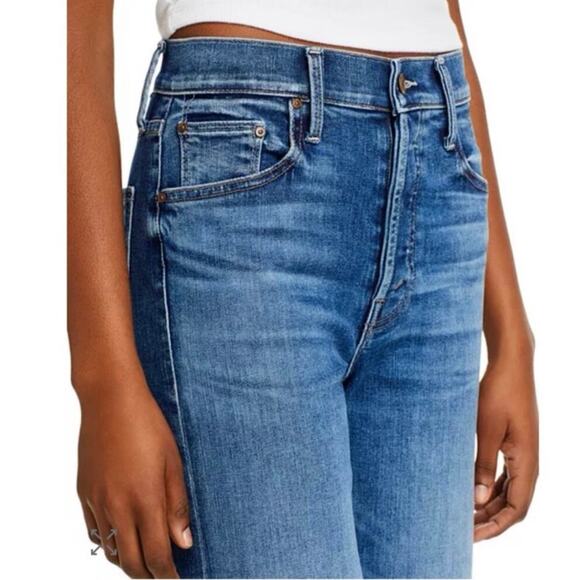 Mother Sixth Sense The Tomcat Roller Sneak Wide Leg Jean NWT Size 26 - Picture 9 of 12